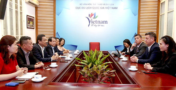 Cục trưởng Nguyễn Trùng Khánh làm việc với Công ty Golf Development Solutions và Công ty 54 